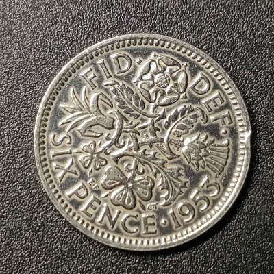 ↓君缘收藏156期☞钱币邮品↓无佣金、可寄存、满10元包邮  - 英国🇬🇧幸运六便士