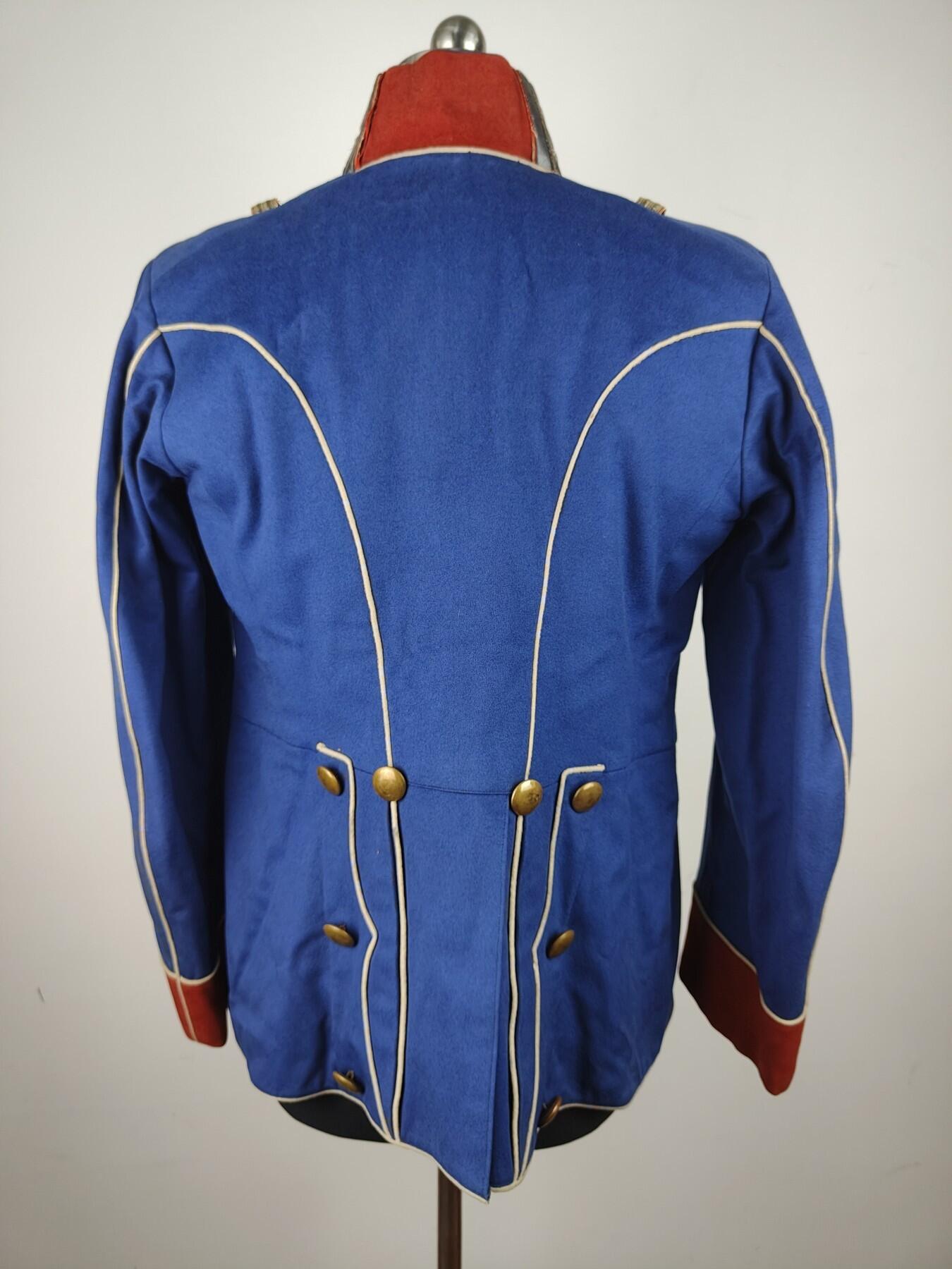 全场0元起拍 第175期 咸鱼国勋章拍卖专场 7月21日（周日）下午6：00开始 德意志帝国帝德萨克森枪骑兵军官大礼服带袖口领口刺绣 胸围102肩宽44 领围43 袖长62 衣长70