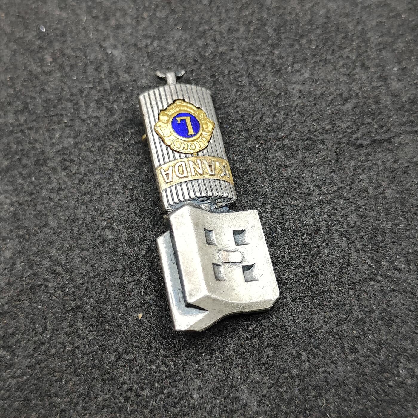 全场0元起拍 第175期 咸鱼国勋章拍卖专场 7月21日（周日）下午6：00开始 国际狮子会徽章 纯银制 7克