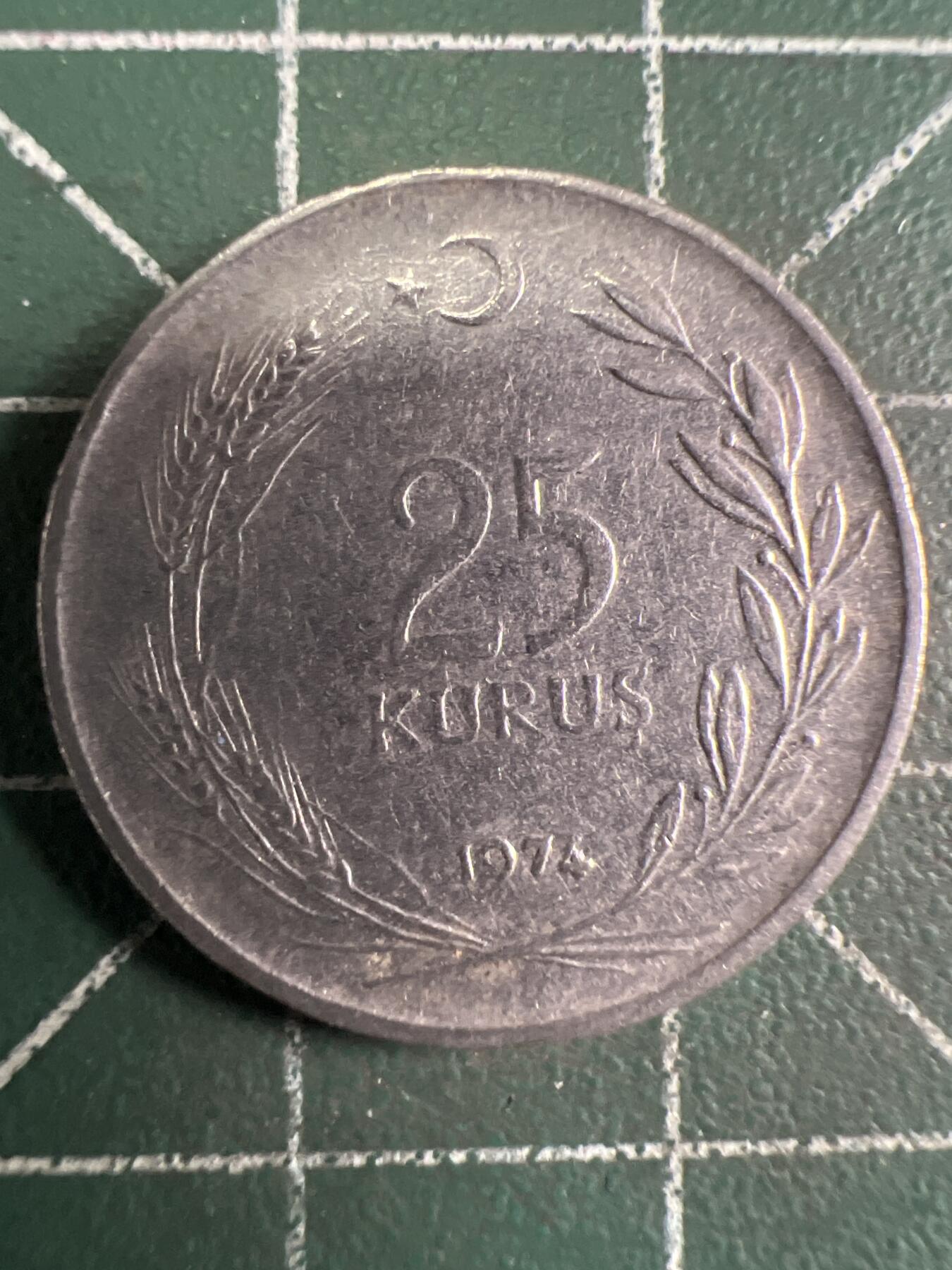 第656期 硬币场 （无押金，捡漏，全场50包邮，偏远地区除外，接收代拍业务，本店十天发一次货） 土耳其25库鲁