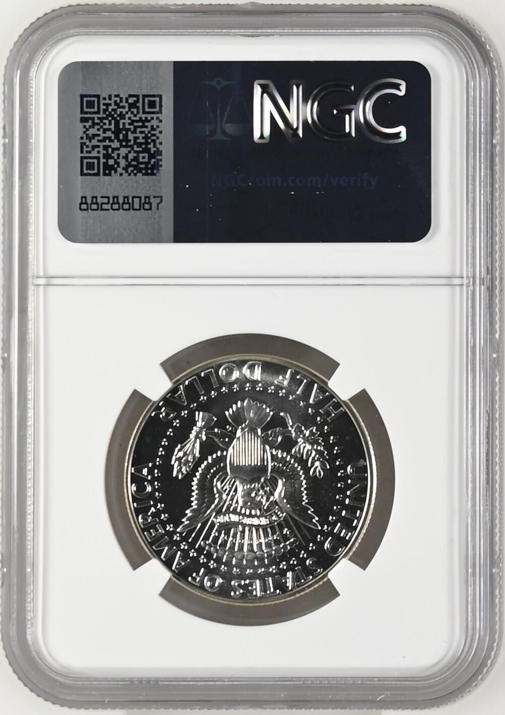 长老汇龙年精选第十场拍卖 1964美国肯尼迪半圆精制银币，NGC PF67，高银版