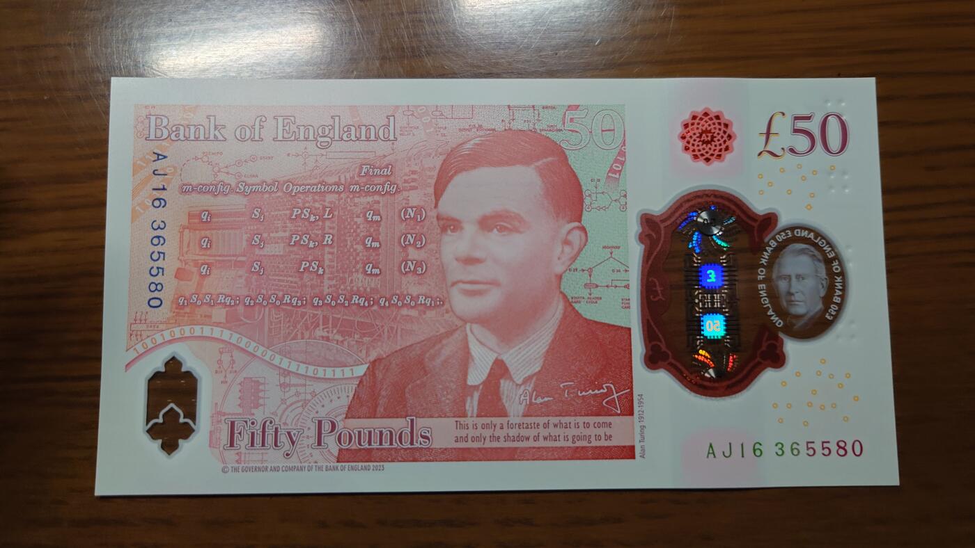 【世界钱币】精选微拍第120期暨2024年第31期  新到货查尔斯50镑，亚美尼亚全套，新版5000卢布等 2023年英国G序列50镑查尔斯 全新绝品无47尾号580