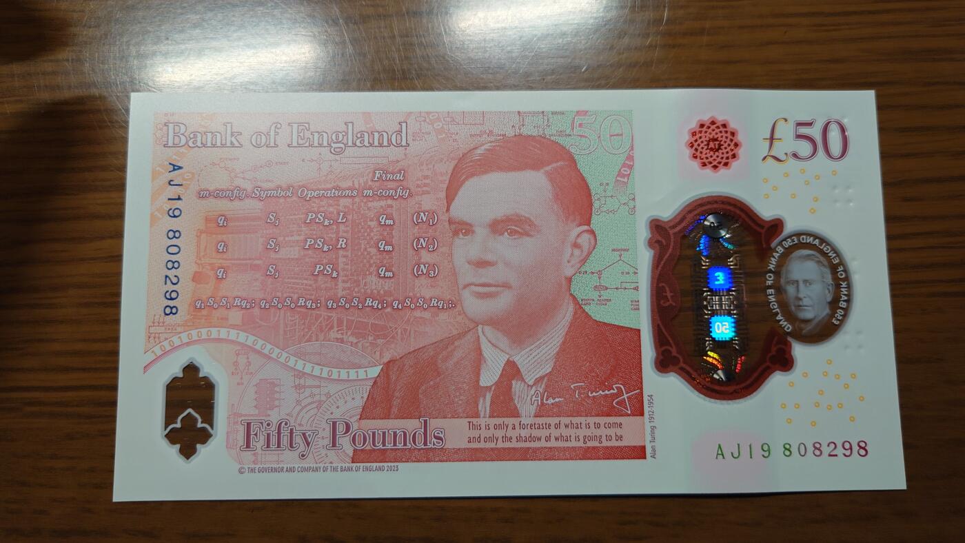 【世界钱币】精选微拍第120期暨2024年第31期  新到货查尔斯50镑，亚美尼亚全套，新版5000卢布等 2023年英国G序列50镑查尔斯 全新绝品无347尾号298