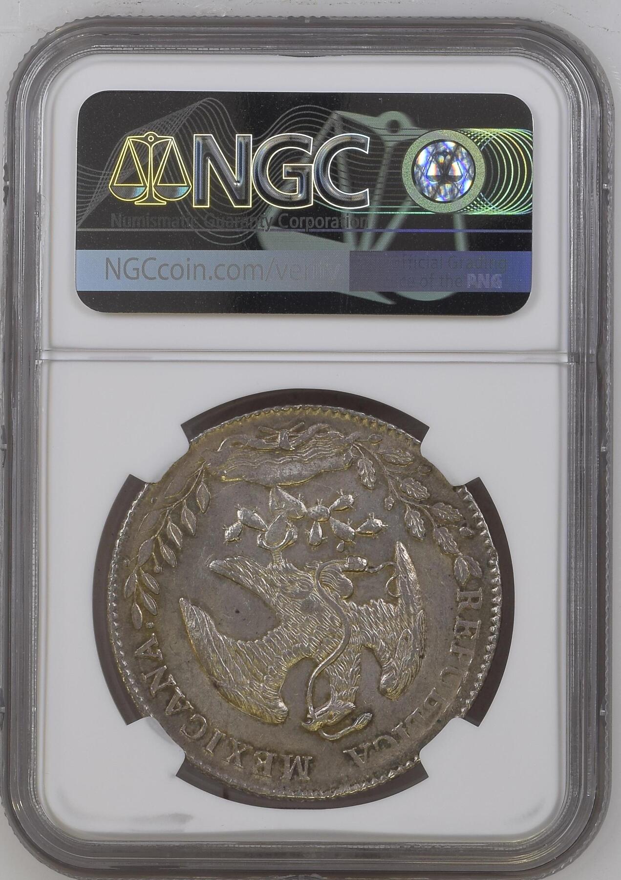 长老汇龙年精选第十场拍卖 1896ZS FZ 墨西哥鹰洋8R银币，NGC MS63分