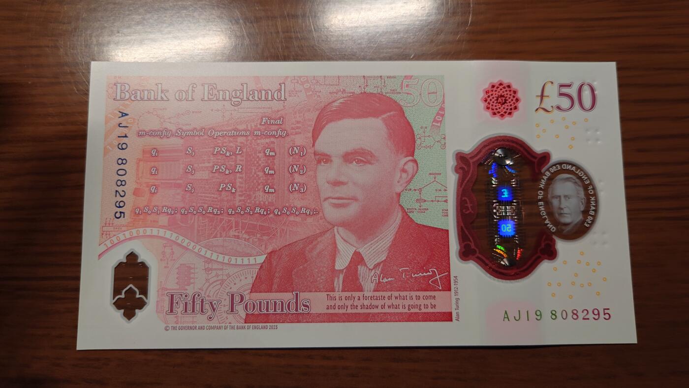 【世界钱币】精选微拍第120期暨2024年第31期  新到货查尔斯50镑，亚美尼亚全套，新版5000卢布等 2023年英国G序列50镑查尔斯 全新绝品无347尾号295