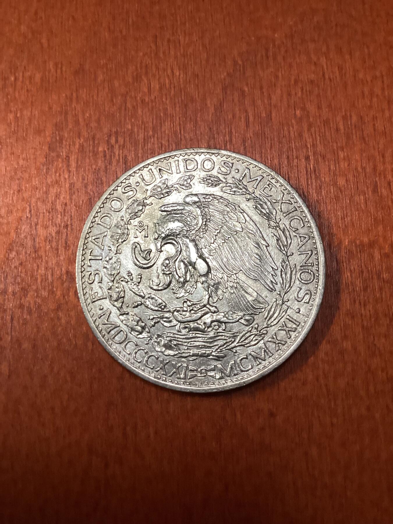 长老汇龙年精选第十场拍卖 1921墨西哥胜利女神2比索大银币，好品，一般报价800-1000元