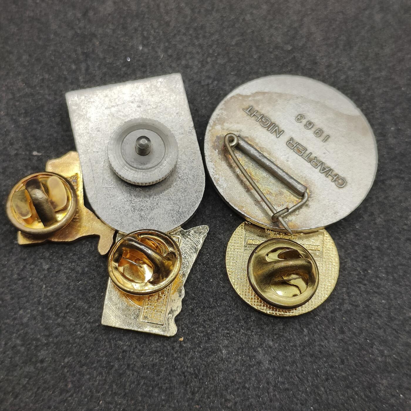 全场0元起拍 第175期 咸鱼国勋章拍卖专场 7月21日（周日）下午6：00开始 国际狮子会徽章五个