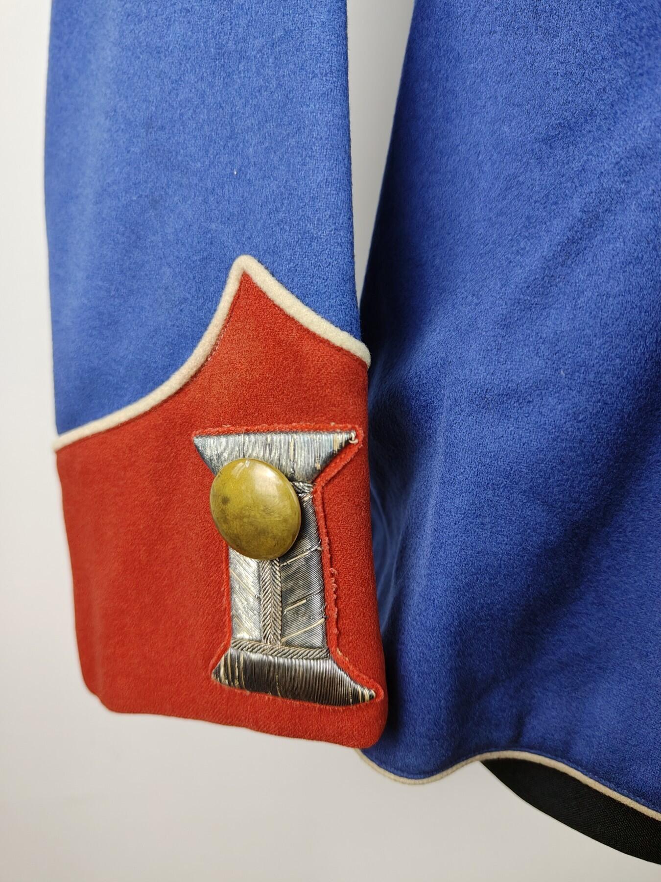 全场0元起拍 第175期 咸鱼国勋章拍卖专场 7月21日（周日）下午6：00开始 德意志帝国帝德萨克森枪骑兵军官大礼服带袖口领口刺绣 胸围102肩宽44 领围43 袖长62 衣长70