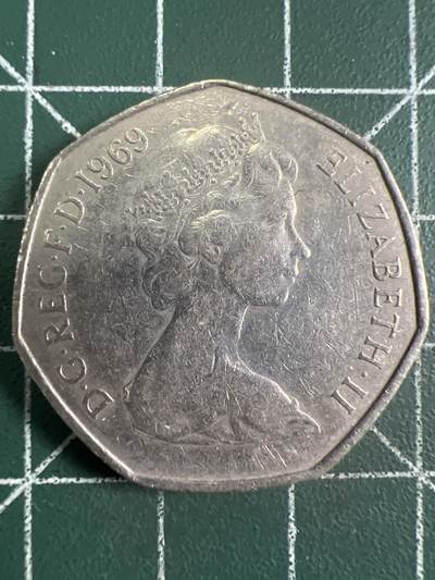 第656期 硬币场 （无押金，捡漏，全场50包邮，偏远地区除外，接收代拍业务，本店十天发一次货） - 英国50便士