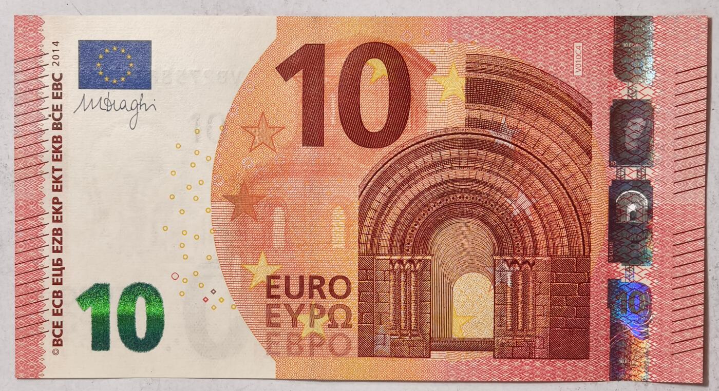 紫瑗钱币——第387期拍卖——纸币场 欧元 西班牙 2014年 圣天使桥 10欧元 UNC