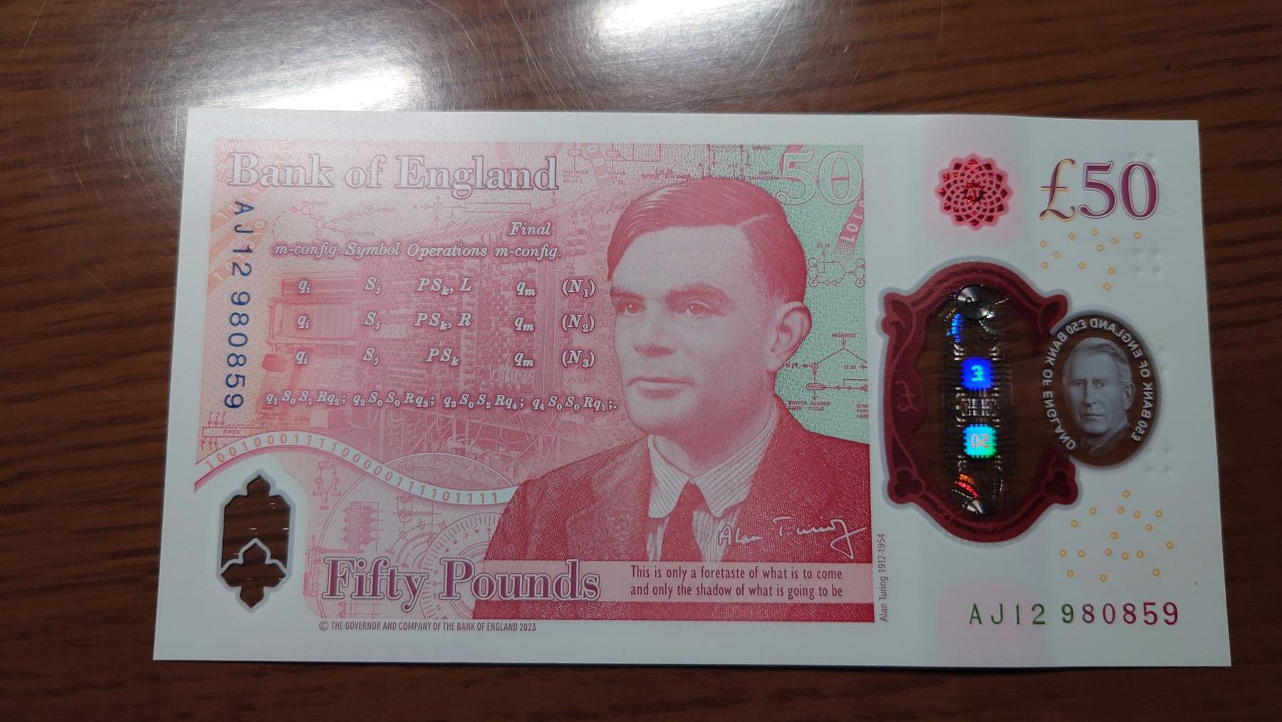 【世界钱币】精选微拍第120期暨2024年第31期  新到货查尔斯50镑，亚美尼亚全套，新版5000卢布等 2023年英国G序列50镑查尔斯 全新绝品无347尾号859