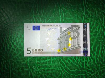 欧盟纸币Euro（稀有冠）2002版 一签 5欧 T冠 爱尔兰版 全新UNC - 欧盟纸币Euro（稀有冠）2002版 一签 5欧 T冠 爱尔兰版 全新UNC
