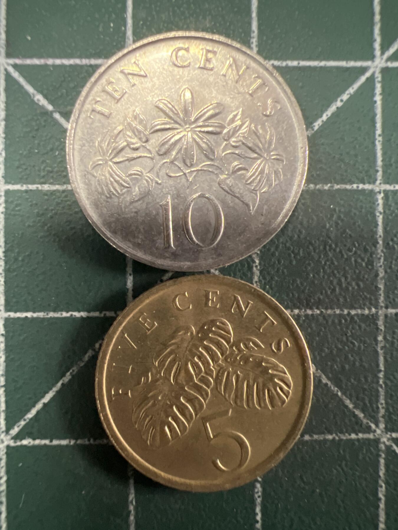 第656期 硬币场 （无押金，捡漏，全场50包邮，偏远地区除外，接收代拍业务，本店十天发一次货） 新加坡2枚