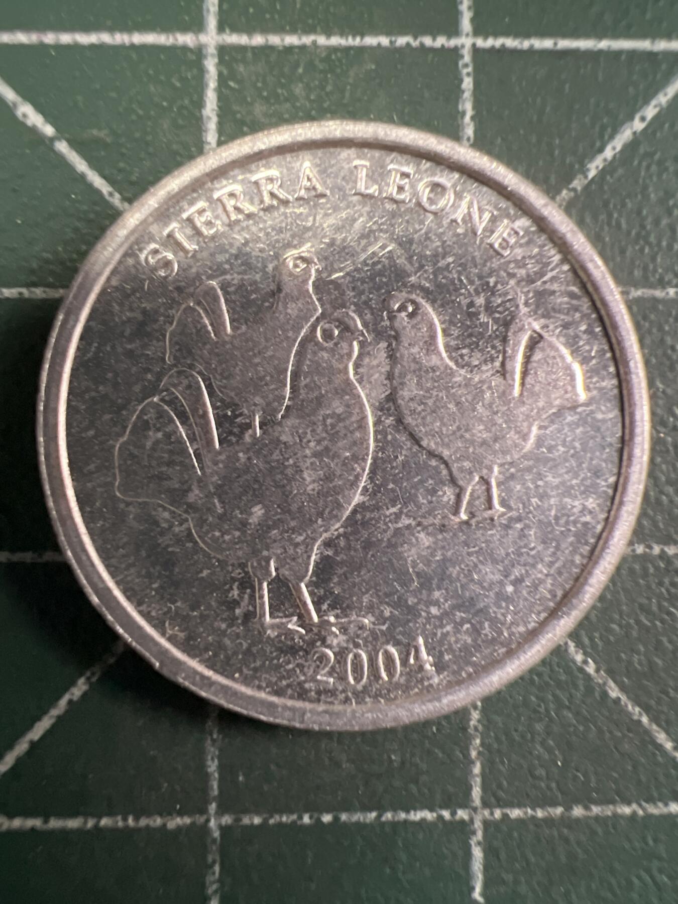 第657期 硬币场 （无押金，捡漏，全场50包邮，偏远地区除外，接收代拍业务，本店十天发一次货） 塞拉利昂5利昂