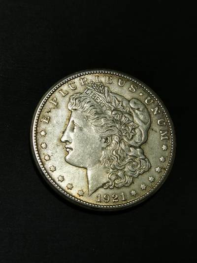 臻藏泉阁国内外钱币 - 美国摩根一美元银币