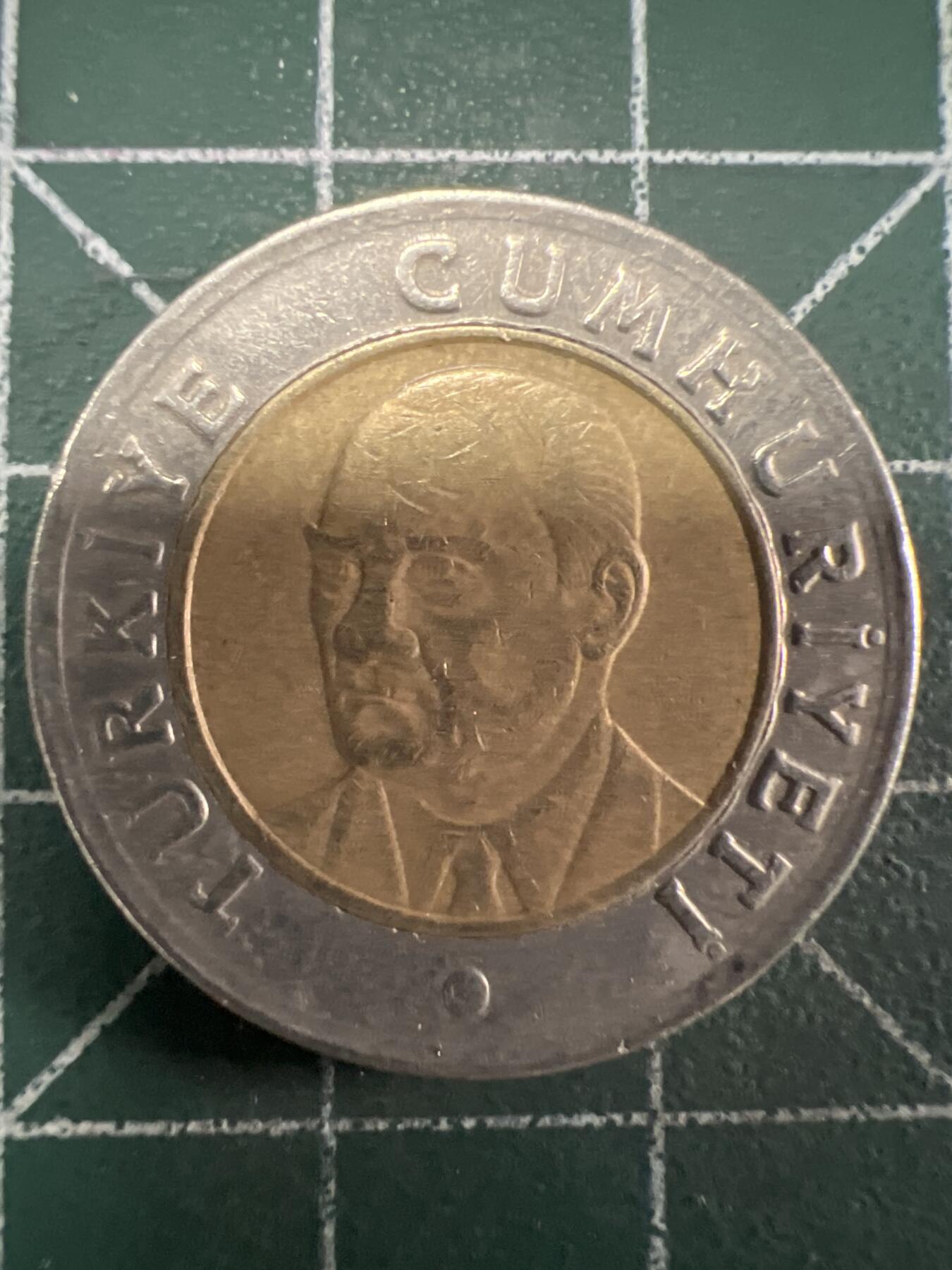 第656期 硬币场 （无押金，捡漏，全场50包邮，偏远地区除外，接收代拍业务，本店十天发一次货） 土耳其1里拉 双色币