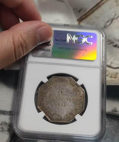 欧洲艺术麦朵尔 周五结拍 法国墨丘利八角银章