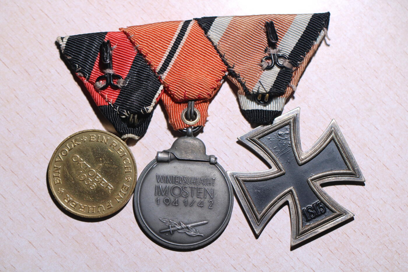 大猫徽章拍卖第251期 珍爱和平 德章联排一组 品相好