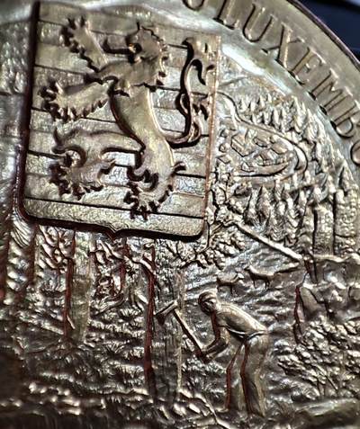 欧洲艺术麦朵尔 周五结拍 卢森堡商会镀金大铜章