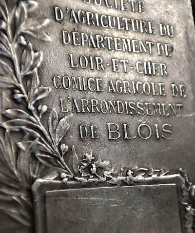 欧洲艺术麦朵尔 周五结拍 法兰西卢瓦农业银章 1900年前后风格，50*40MM，44.5g