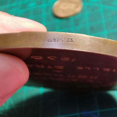 欧洲艺术麦朵尔 周五结拍 1938法国剧作家爱德华罗斯坦大铜章 高浮雕