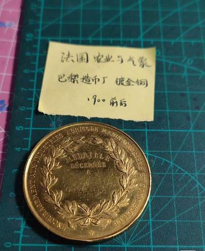 欧洲艺术麦朵尔 周五结拍 法国镀金老铜章