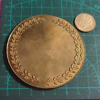 欧洲艺术麦朵尔 周五结拍 卢森堡商会镀金大铜章