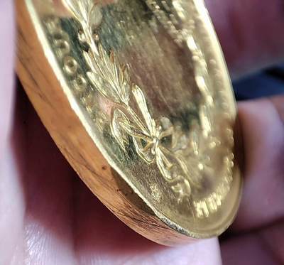 欧洲艺术麦朵尔 周五结拍 法国镀金老铜章