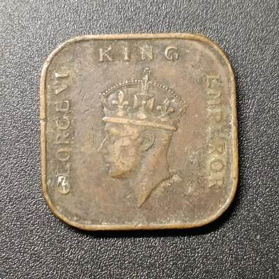 ↓君缘收藏158期☞钱币邮品↓无佣金、可寄存、满10元包邮  - 英属马来亚海峡，1940年乔六 硬币