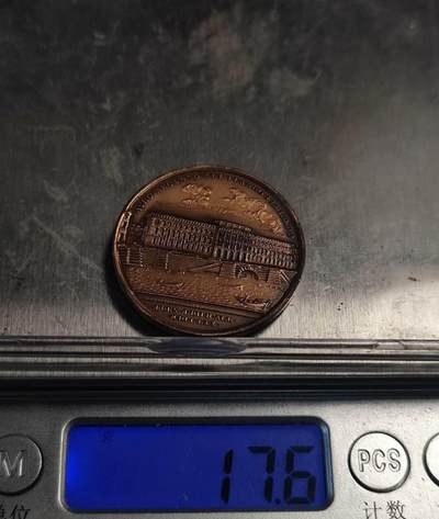 欧洲艺术麦朵尔 周五结拍 法国1960小铜章两枚顺丰包邮 巴黎造币厂建厂纪念