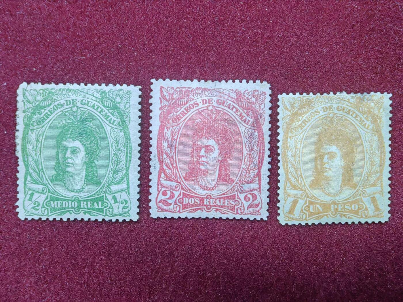 联合阁邮币社™ ——“多国邮票”0佣金 危地马拉 古典1878年 印第安妇女（全新无戳）