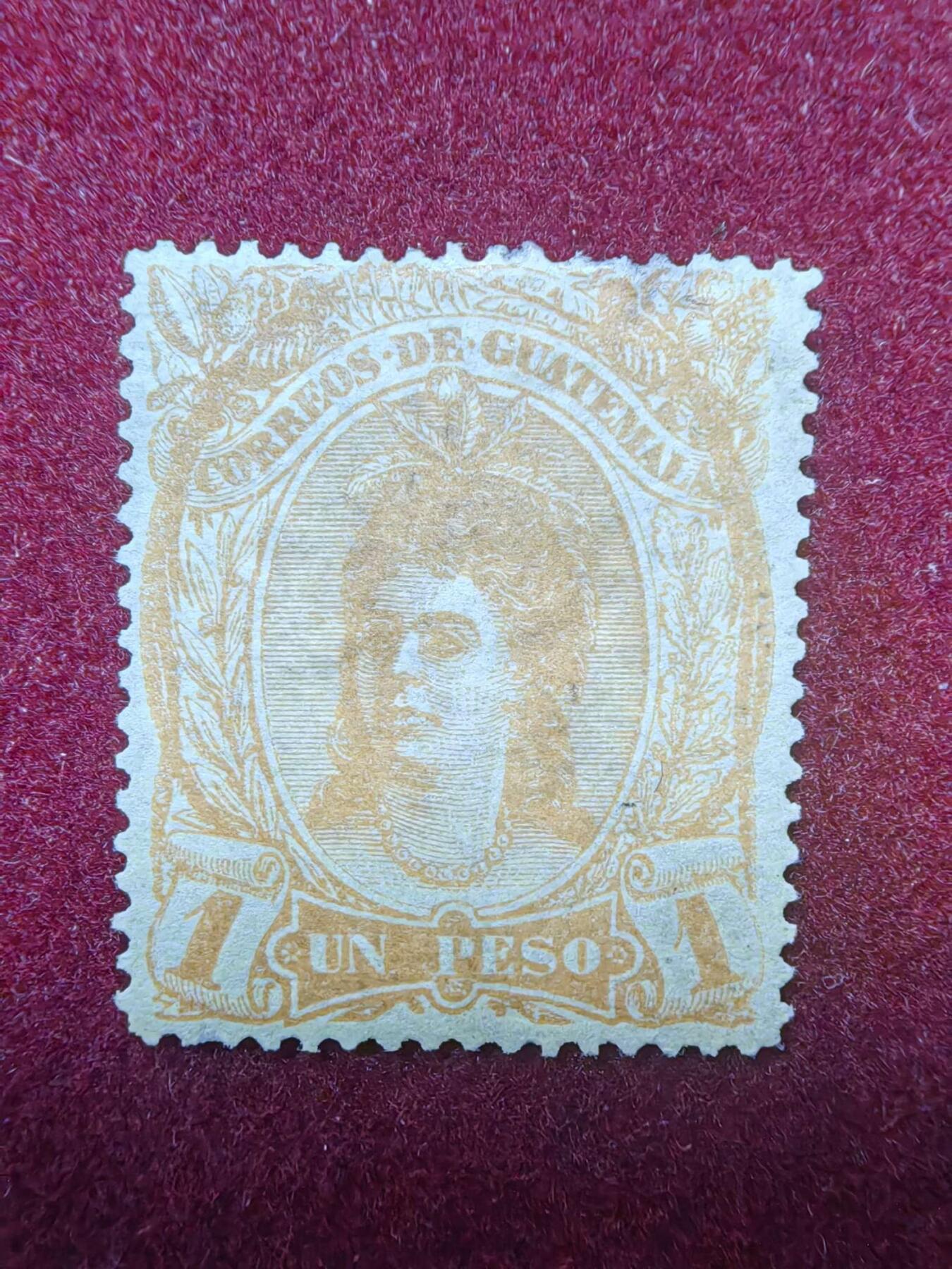 联合阁邮币社™ ——“多国邮票”0佣金 危地马拉 古典1878年 印第安妇女（全新无戳）