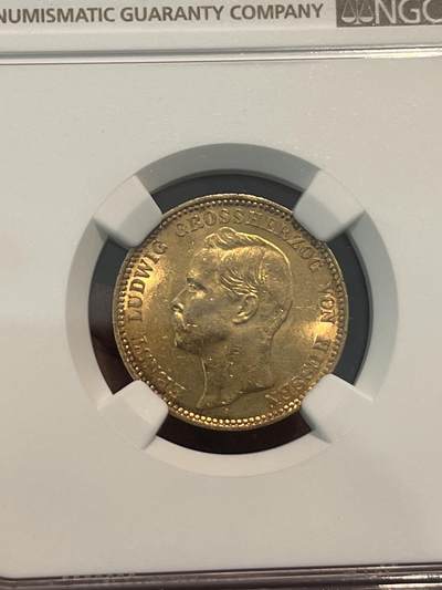 NGC-MS63 1911黑森达姆斯塔特20马克金币季军 - NGC-MS63 1911黑森达姆斯塔特20马克金币季军