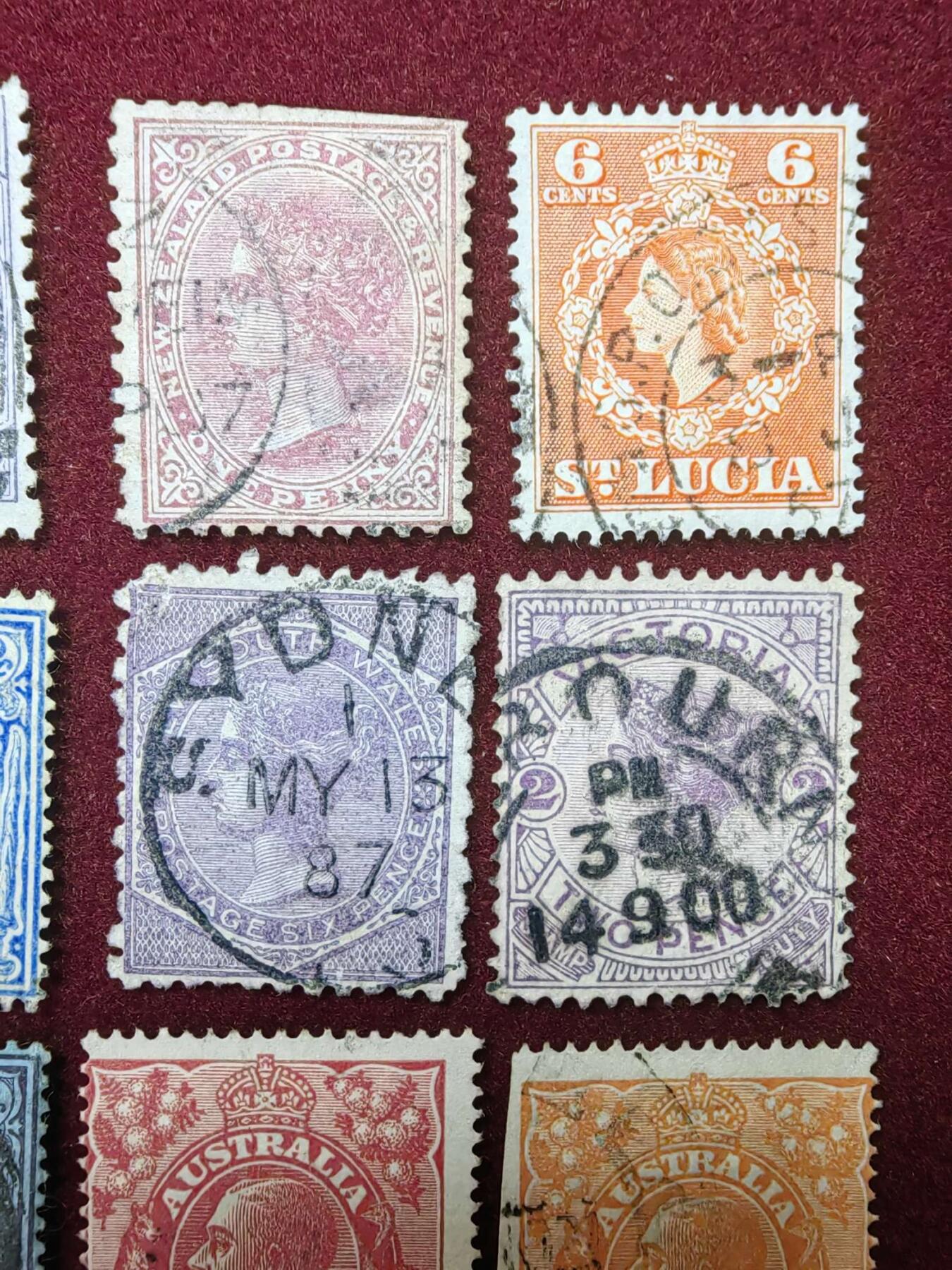 联合阁邮币社™ ——“多国邮票”0佣金 多国古典销票一组