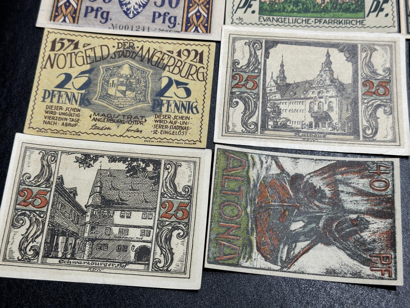 《外钞收藏家》第三百九十四期 德国紧急状态纸币 11张一起 基本全新