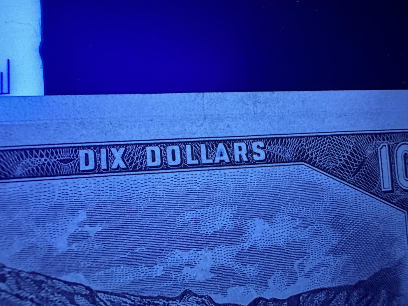 《外钞收藏家》第三百九十四期 1954年加拿大10加元 边角瑕疵 UNC- 魔鬼脸