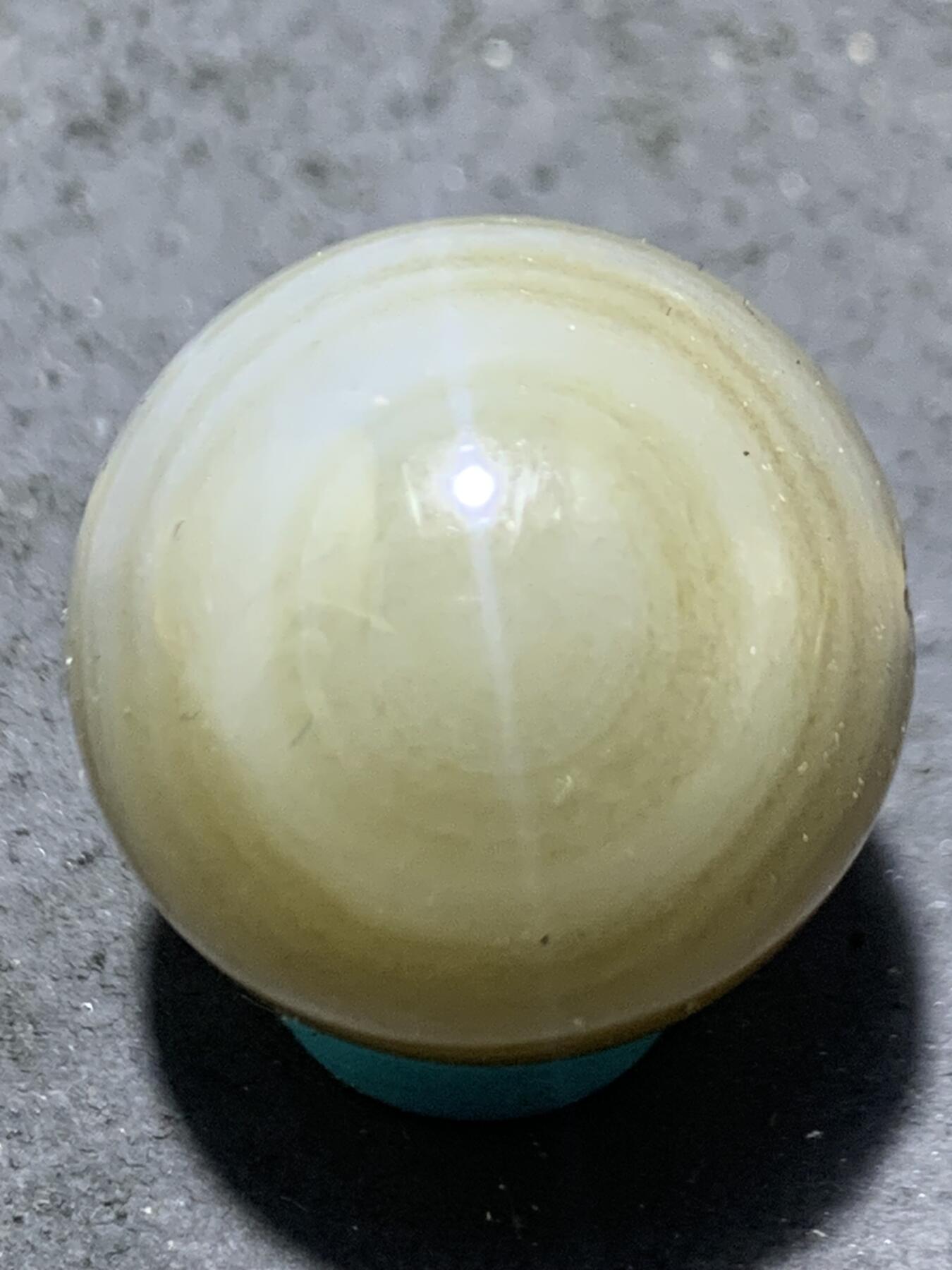 精美高玉化亚光海洋玉髓手工俏色巧雕花开见佛宝宝佛随形2.0圆珠一个