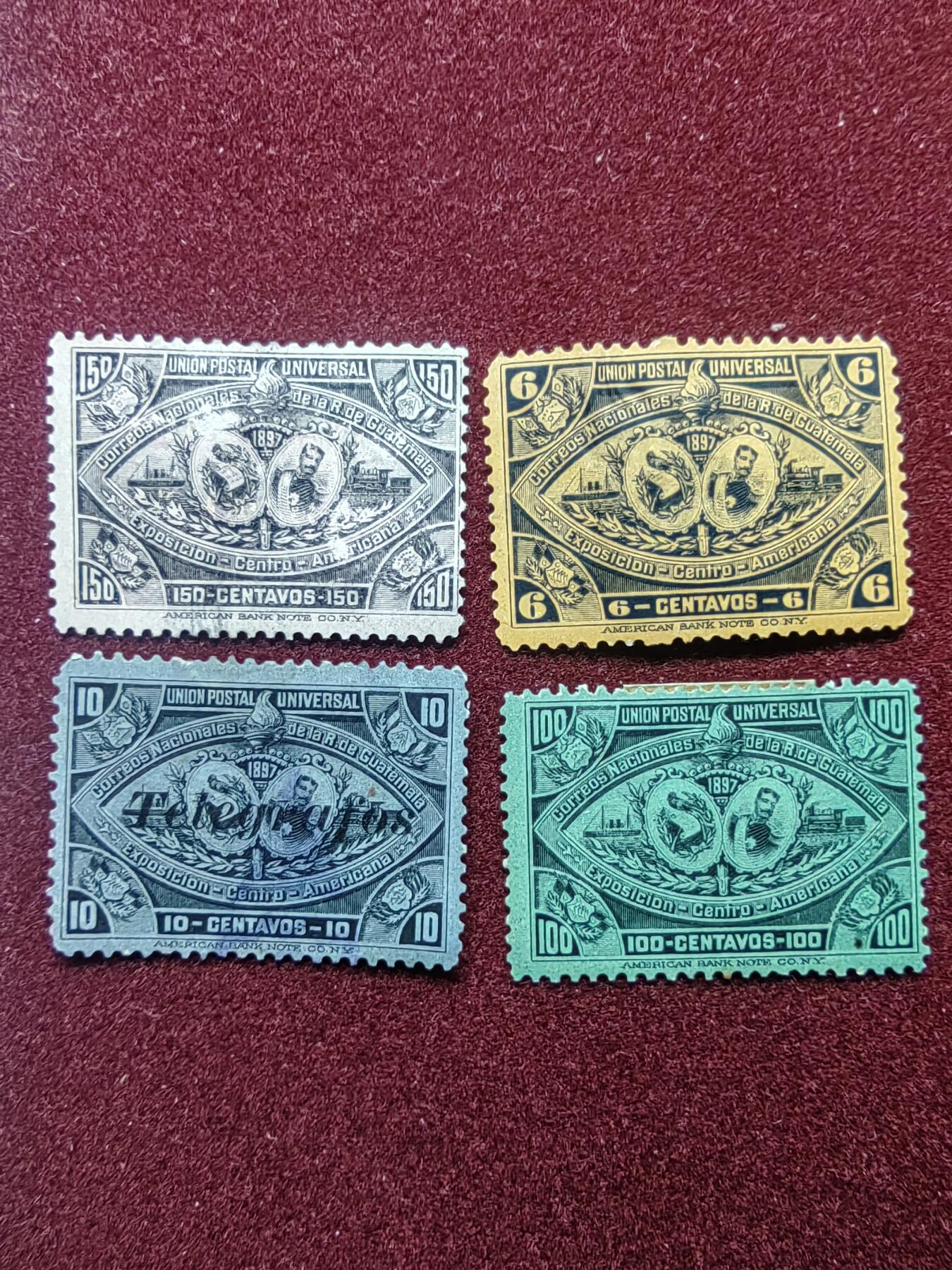 联合阁邮币社™ ——“多国邮票”0佣金 危地马拉1898 总统火车