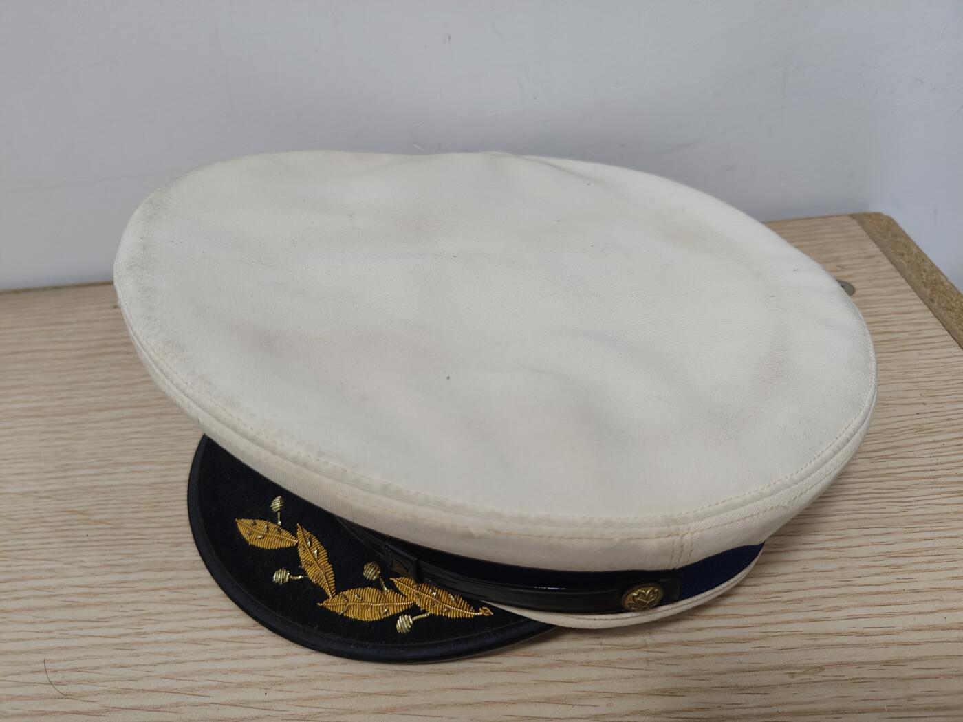 全场0元起拍 第176期 咸鱼国勋章拍卖专场 7月24日（周三）下午6：00开始 稀少，日本消防团音乐队刺绣大檐帽 56CM