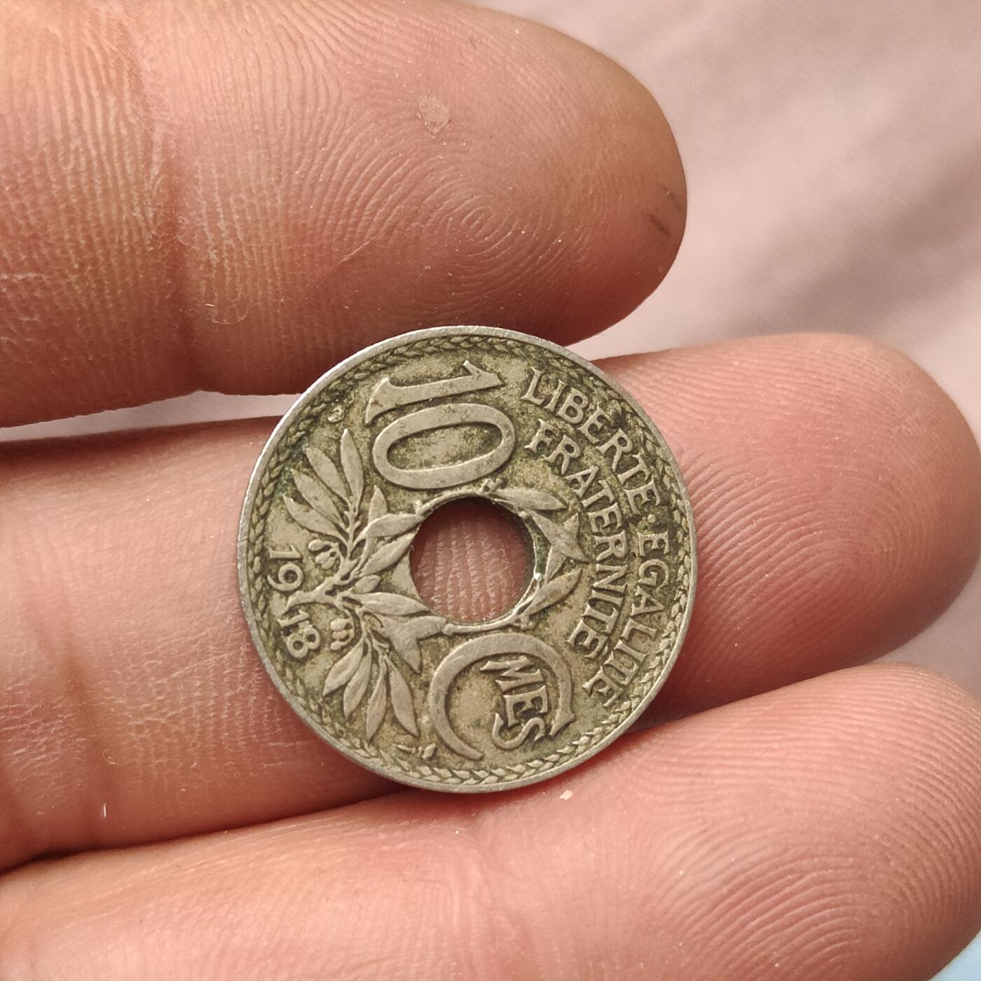 英雄古币捡漏专场第一期无押金可累计捡漏，全场50包邮，偏远地区除外。 1918年法国