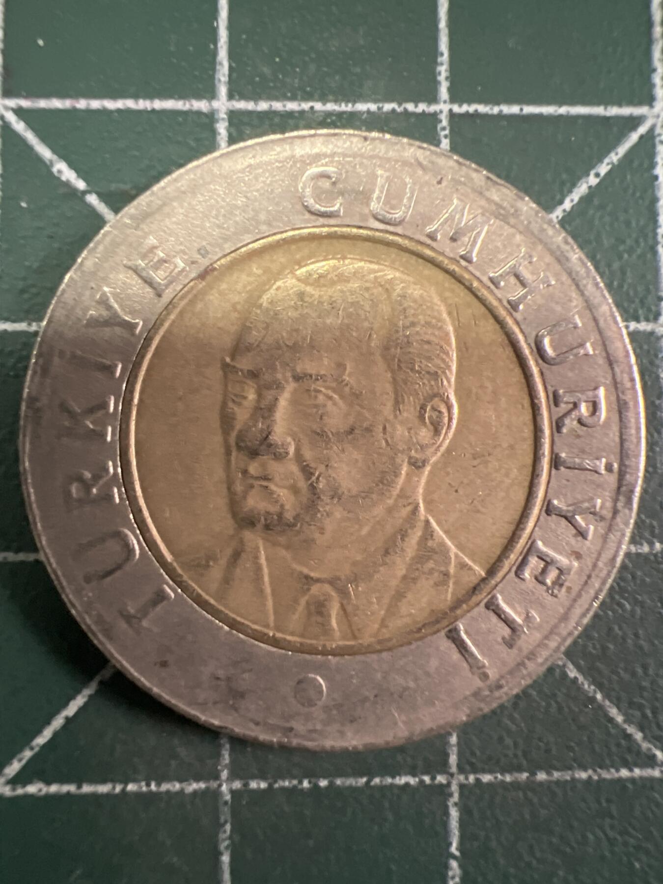 第658期 硬币场 （无押金，捡漏，全场50包邮，偏远地区除外，接收代拍业务，本店十天发一次货） 土耳其1里拉 双色币