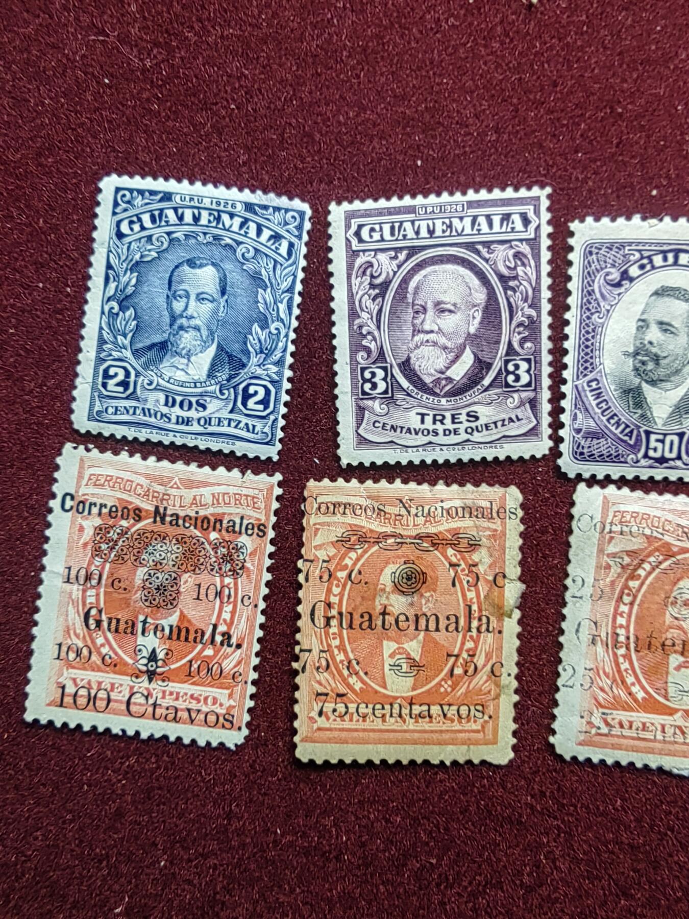 联合阁邮币社™ ——“多国邮票”0佣金 危地马拉 古典加盖