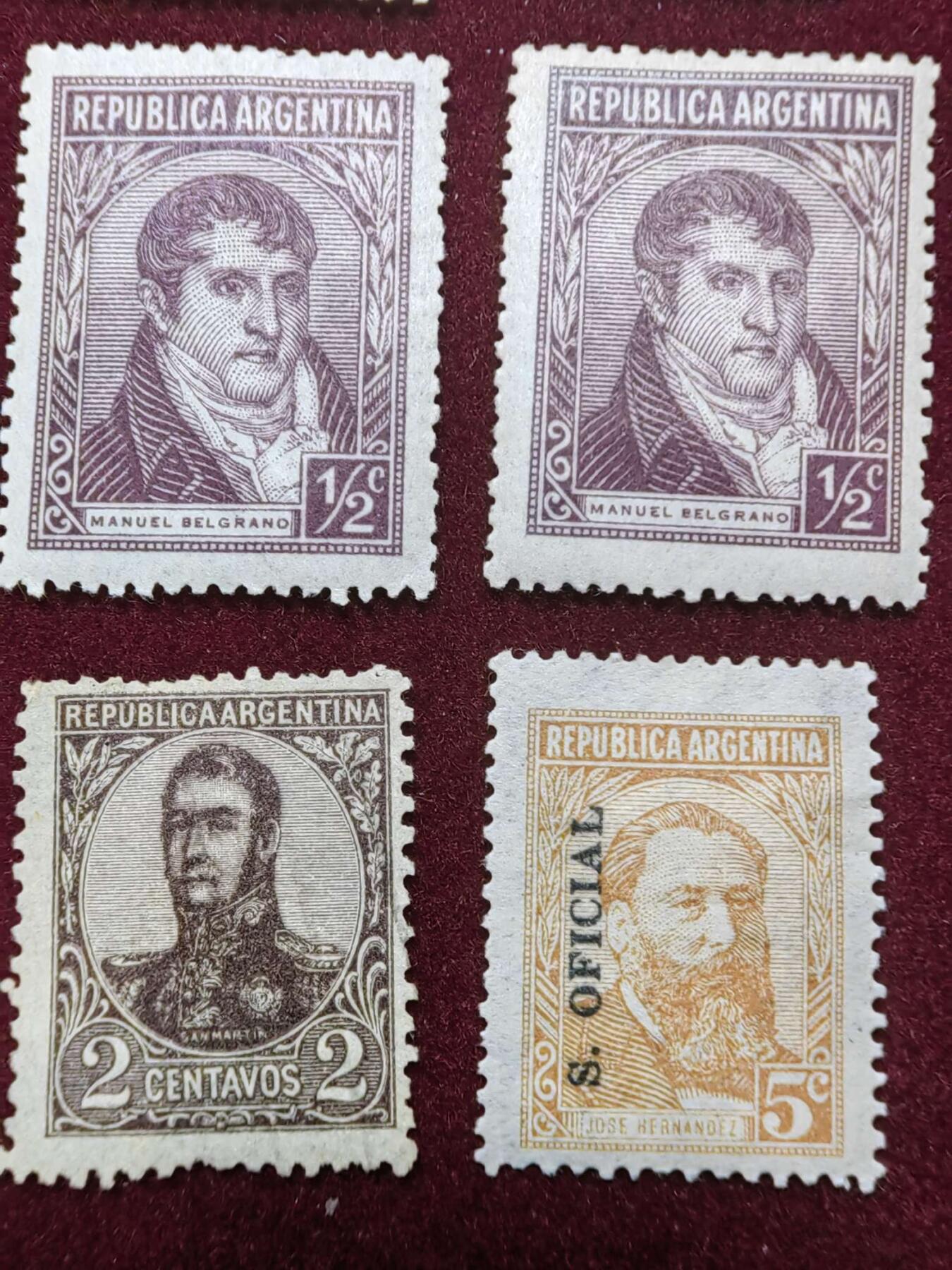 联合阁邮币社™ ——“多国邮票”0佣金 阿根廷 古典邮票 全新无戳