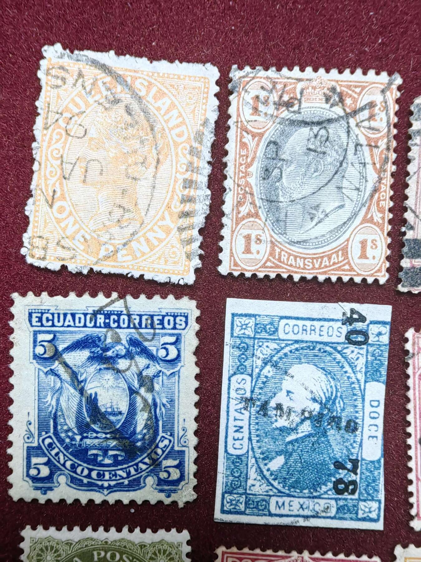 联合阁邮币社™ ——“多国邮票”0佣金 多国古典销票一组