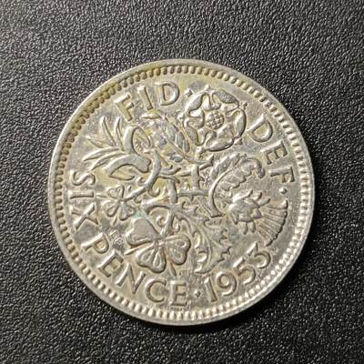 ↓君缘收藏163期☞钱币邮品↓无佣金、可寄存、满10元包邮  - 英国🇬🇧幸运六便士