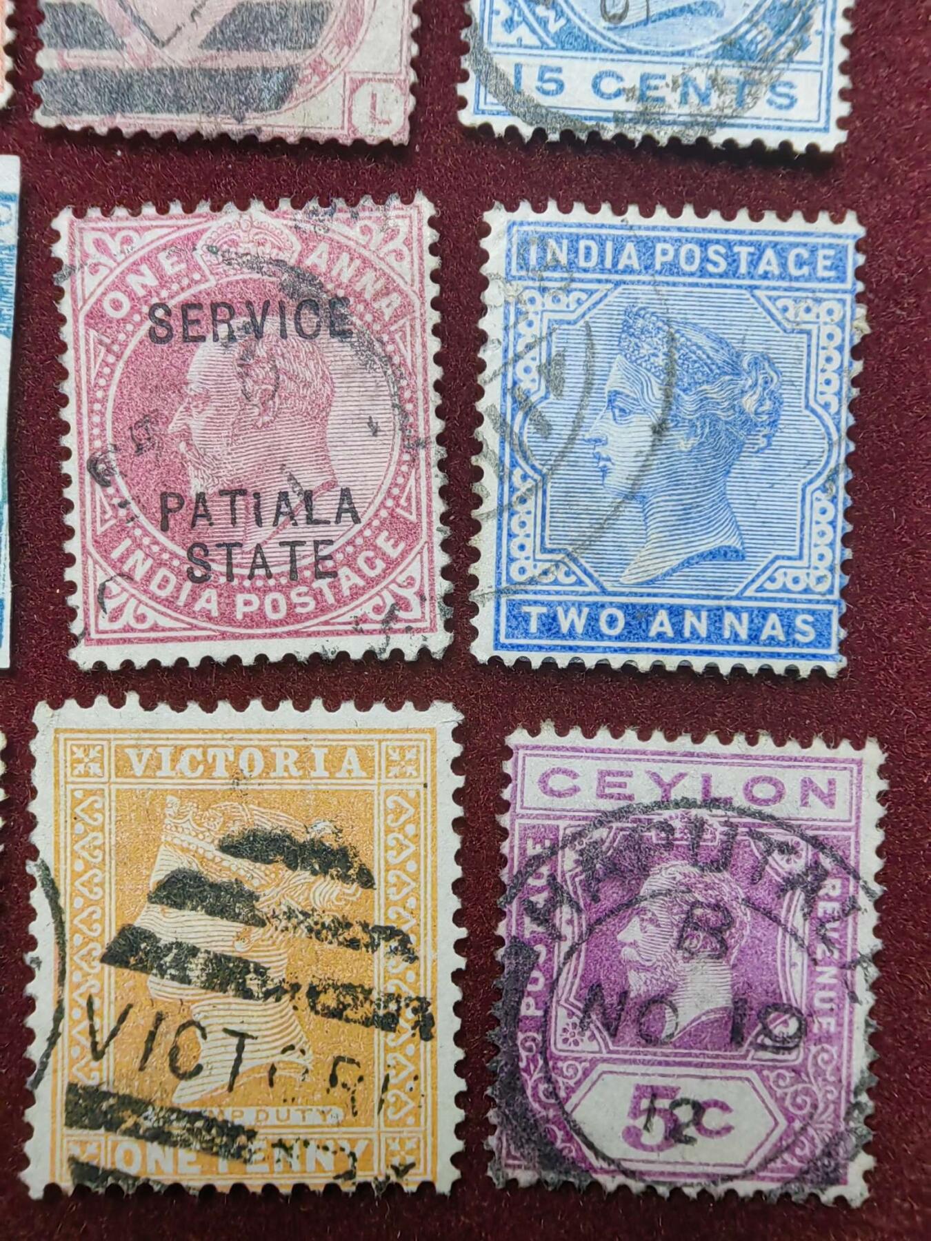 联合阁邮币社™ ——“多国邮票”0佣金 多国古典销票一组