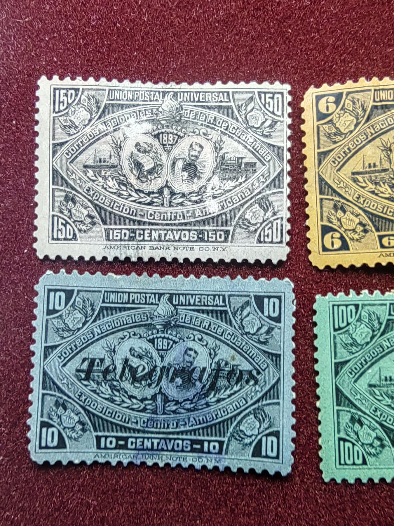 联合阁邮币社™ ——“多国邮票”0佣金 危地马拉1898 总统火车