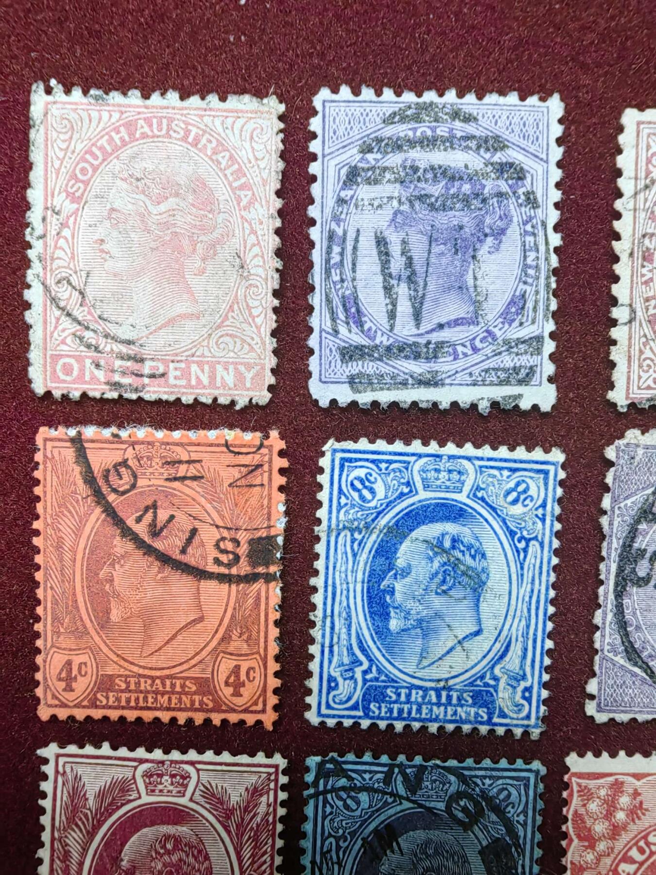 联合阁邮币社™ ——“多国邮票”0佣金 多国古典销票一组