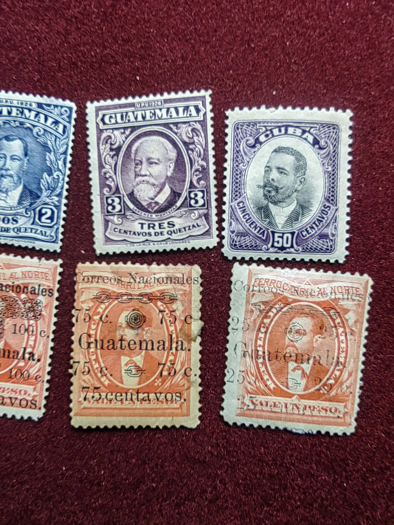 联合阁邮币社™ ——“多国邮票”0佣金 危地马拉 古典加盖