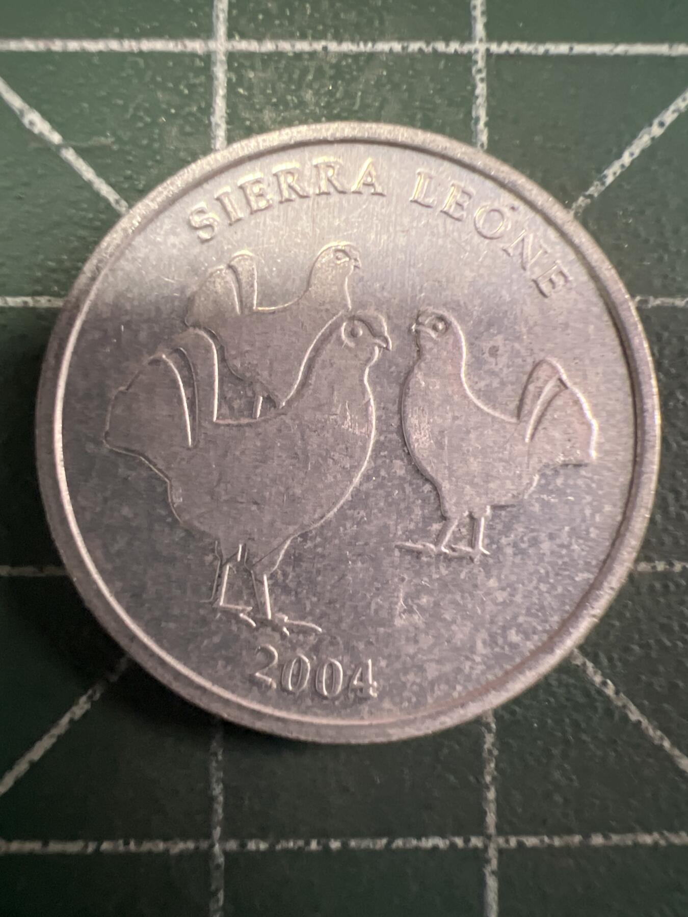 第658期 硬币场 （无押金，捡漏，全场50包邮，偏远地区除外，接收代拍业务，本店十天发一次货） 塞拉利昂5利昂